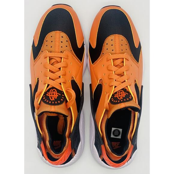 NEW Nike Air Huarache Halloween Pumpkin Curry Orange DO6694-800 Men’s Size 11.5 - Picture 5 of 7